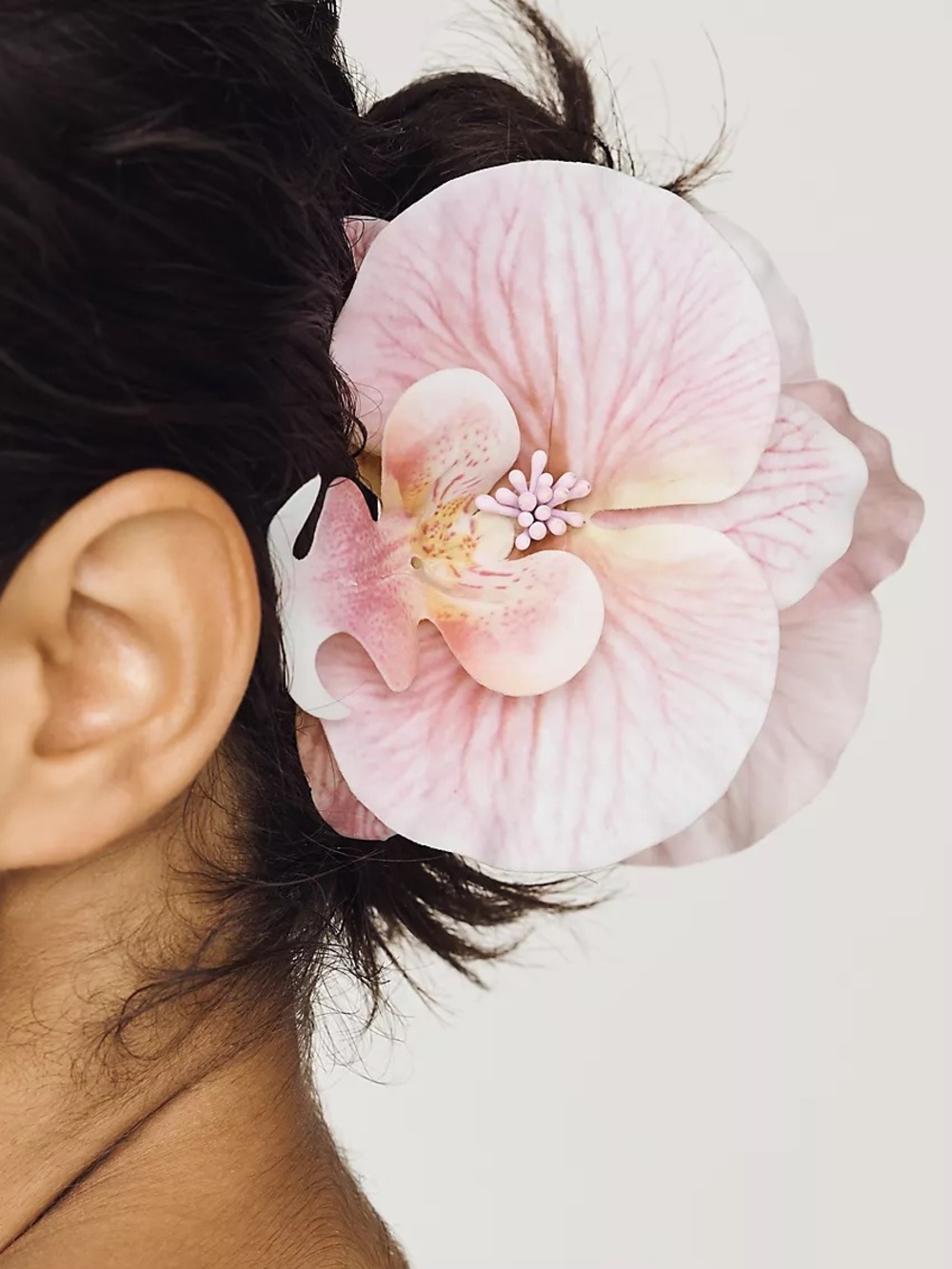 Anthropologie Orchid Claw Clip
